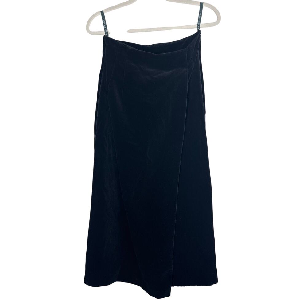 Vintage Laura Ashley Black Velvet Skirt Vintage Size 12 (runs small) - Picture 2 of 13